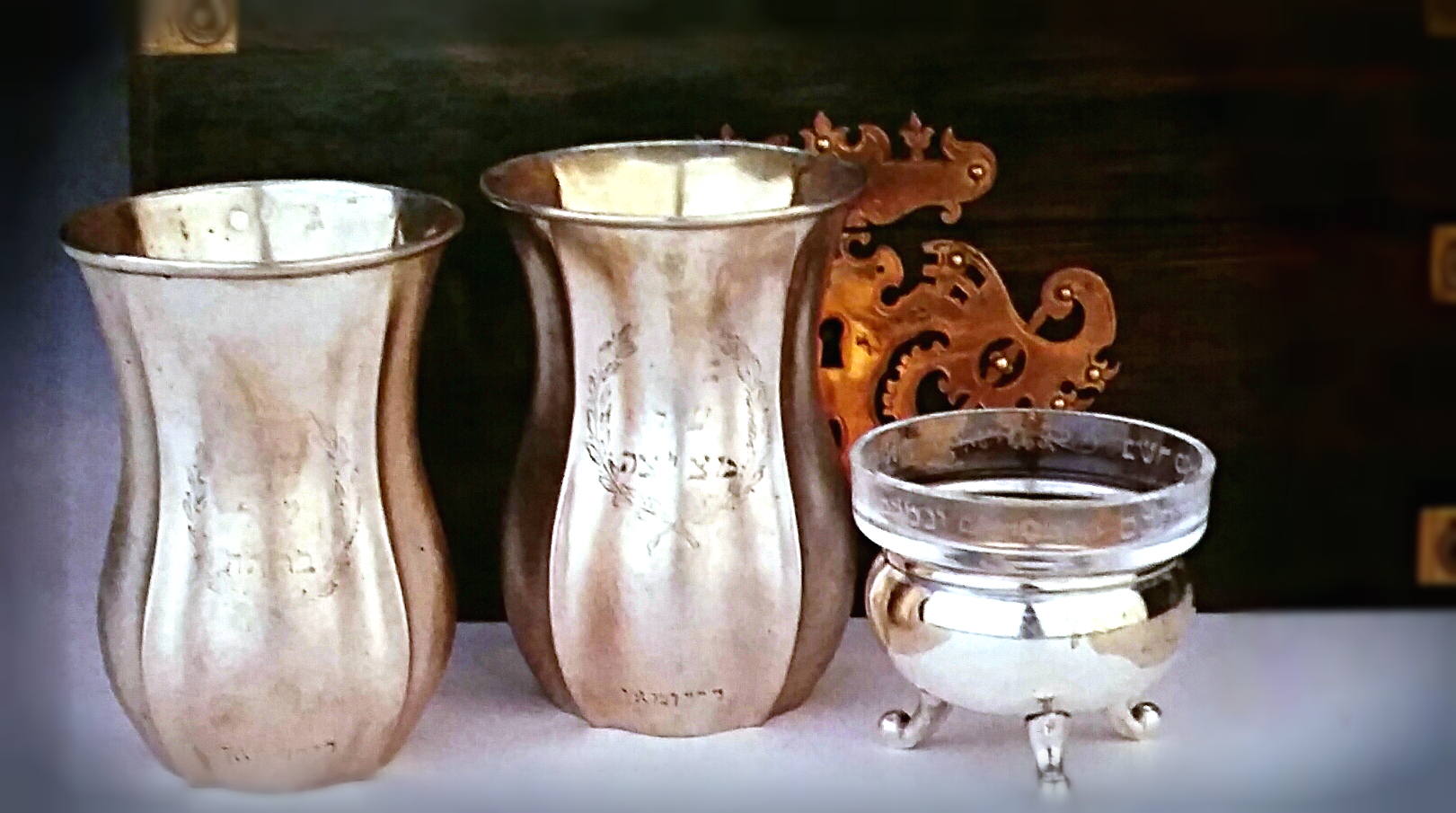 Antique circumcision cups from Vienna