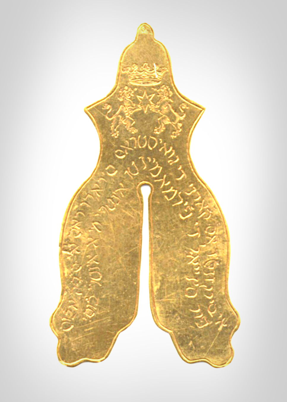 Gold circumcision shield