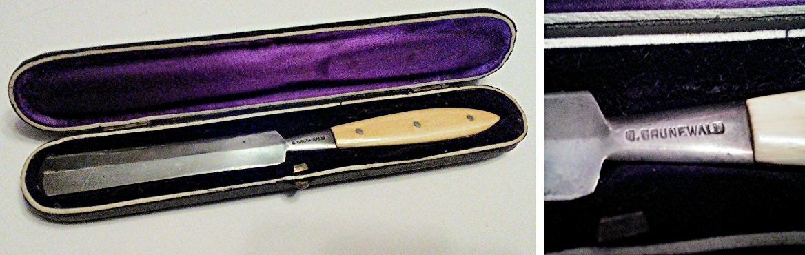 Circumcision knife by G. Grunewald