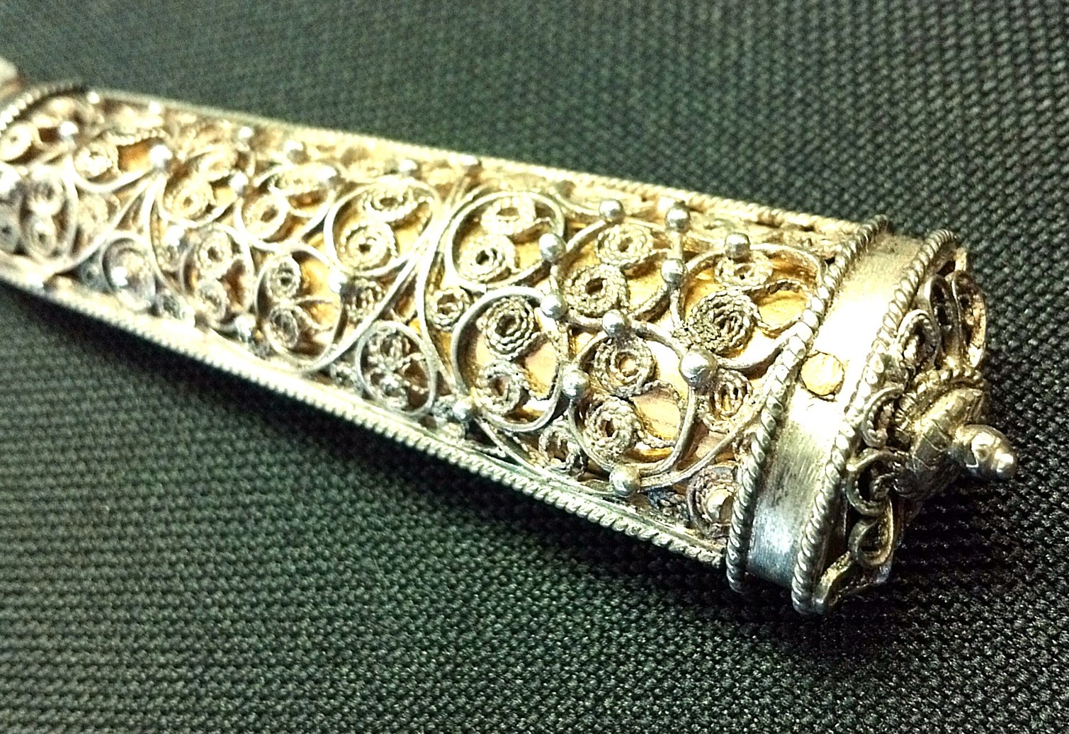 Antique
              Swedish Circumcision Knife, Close-Up